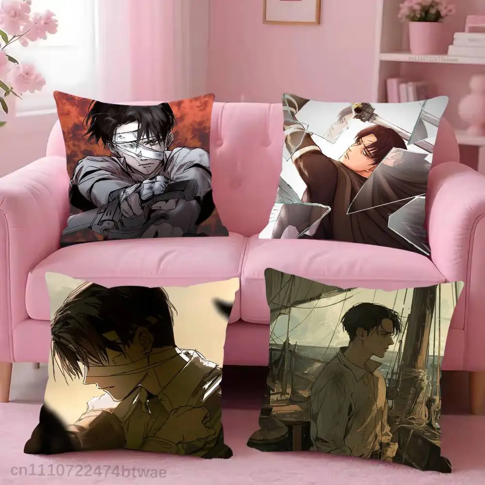 A-Attack of Kyojin T-Titan Levi Pillowcases Cute Funny Pillow Case For Wedding Party Home Decor Comfy Pillow Cove