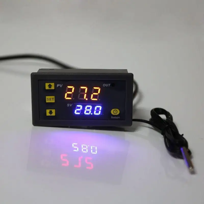 Y51B W3230 AC 110V 220V LED Digital Temperature Controller Thermostat Thermometer Temperature Control Switch Meter