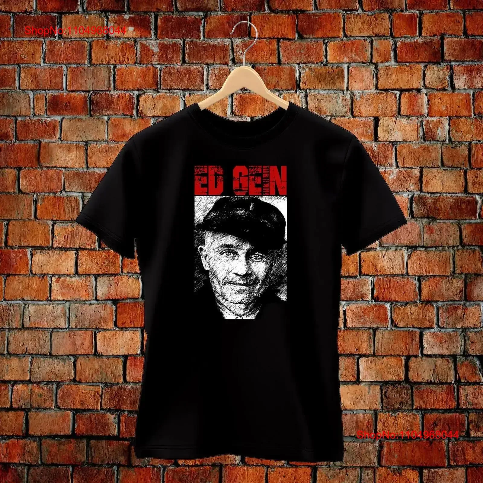 

Ed Gein T shirt vintage Washed Comfortable Versatile Breathable Stretched Slightly Soft streetwear Top For Everyday Wear