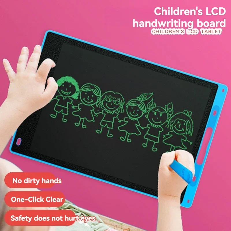 12 inch LCD Drawing Tablet For Children Toys Painting Tools Electronics Writing Board Boy Kids Educational Toy(Color random)