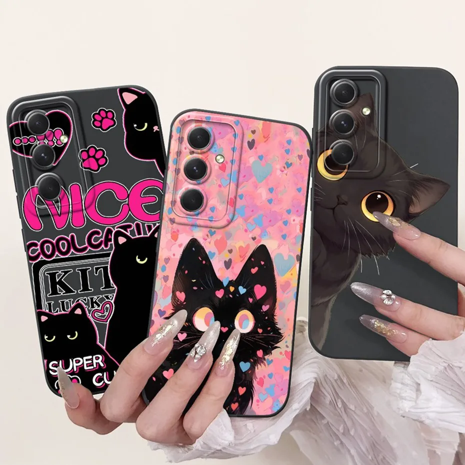 Cute New Design For Samsung Galaxy A54 Lens Protective Case For Samsung A54 5G SM-A546B Soft Silicone Phone Cases