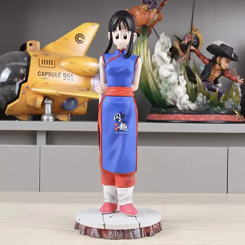 Figura de acción de Chichi Dragon Ball Z de 28cm, figuras de Anime DBZ, figura de Manga, modelo de colección de PVC, adornos, juguetes, regalo para niños