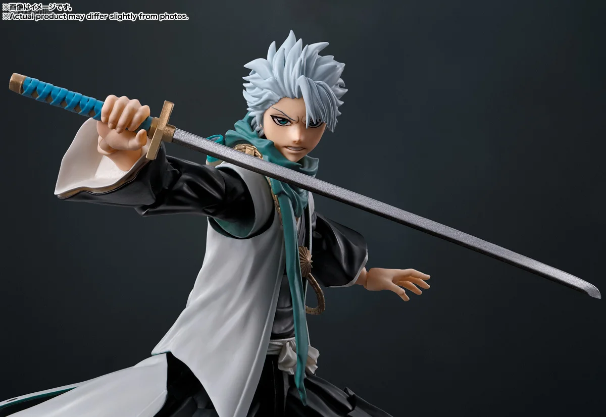 Bandai SHF Shinigami/Realm /BLEACH Series Hitsugaya Winter Shiro สามารถสัมผัสมือถือเดสก์ท็อปสําหรับชาย