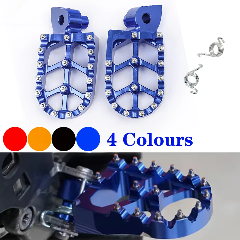 

Алюминиевые подножки с ЧПУ для мотоцикла, педали, подножки для YAMAHA YZ 65 85 125 250 125X 250X 250FX 450FX WR 250F 450F YZF WRF 250 450