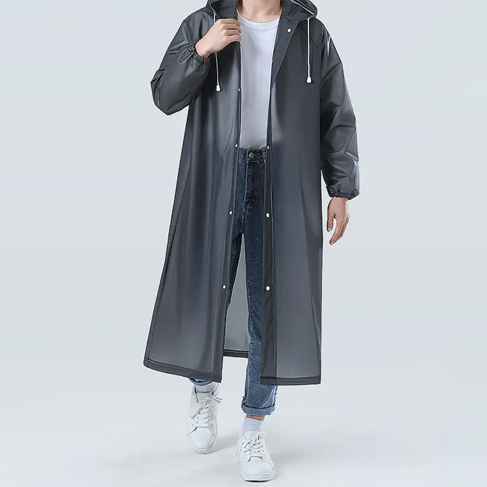 

Утолщенная куртка от дождя для взрослых, ветрозащитный и водонепроницаемый утолщенный дождевик из ЭВА для всего тела «все в одном», езда на велосипеде на открытом воздухе