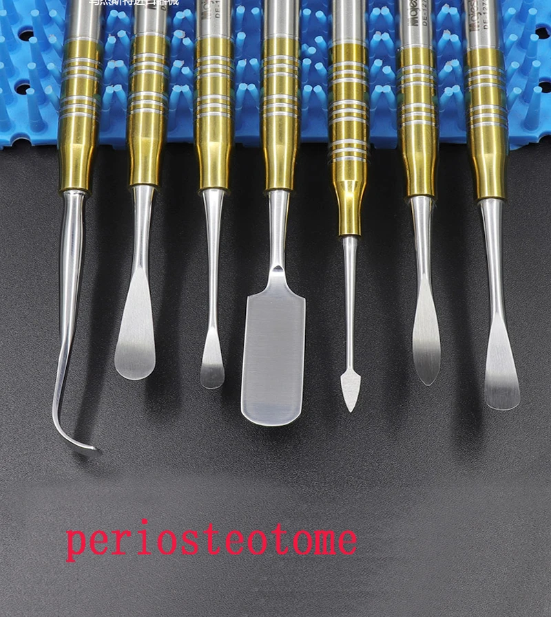 

Oral ion implantation dental flap device, dental periosteum separator, tooth extraction dental tool