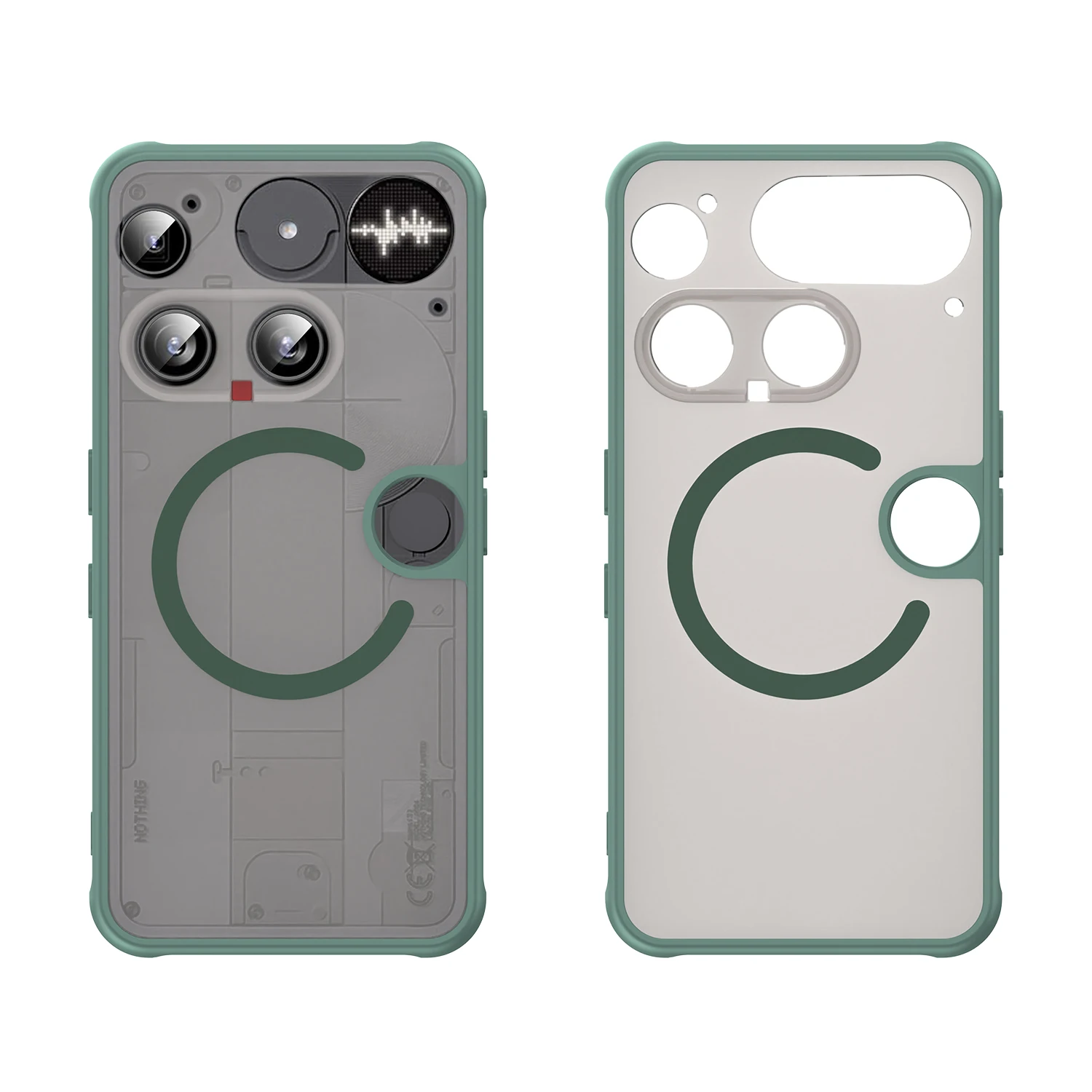 Für Nothing Phone3 Matte Case, kompatibel mit MagSafe, Fallschutz, schlanker Schutz, durchscheinende Abdeckung für Nothing Phone 3 – Detail 9