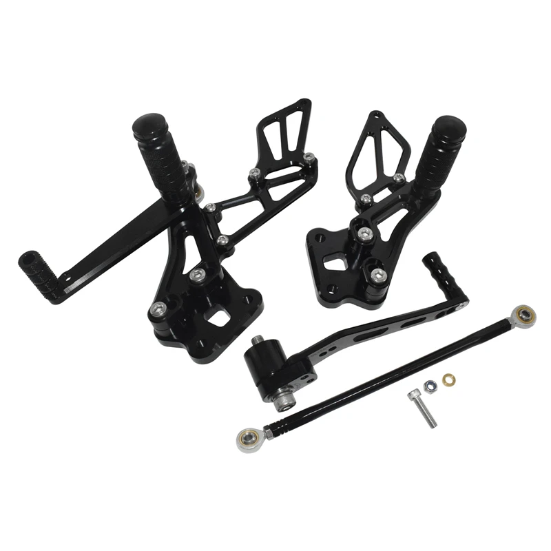 waase For Suzuki GSXR GSX-R 600 750 K6 K8 2006 2007 2008 2009 2010 Adjustable Rider Rear Sets Rearset Footrest Foot Rest Peg