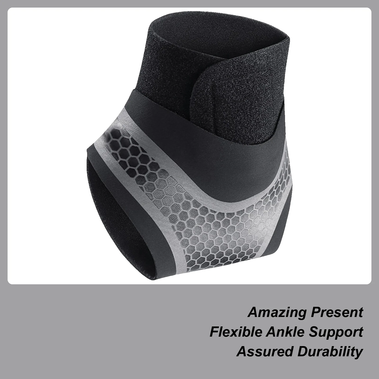 

Men's Ankle Brace Foot Support For Sports Compression Elastic Breathable Ankle Protector For Hiking Travel Basketball Standing