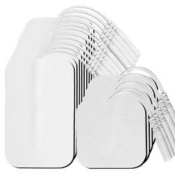 Almohadillas de electrodos TENS EMS, parche de Gel para pegatinas de electrodos, masajeador de fisioterapia, Estimulador muscular nervioso, 100/50/30/20P