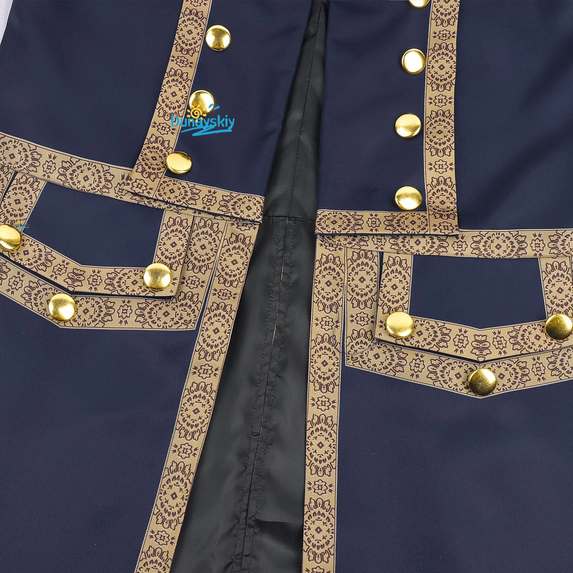Men's Colonial Military Uniform Tailcoat Gothic Steampunk Regency Victorian Jacket Alexander Hamilton Cosplay Costume view 5