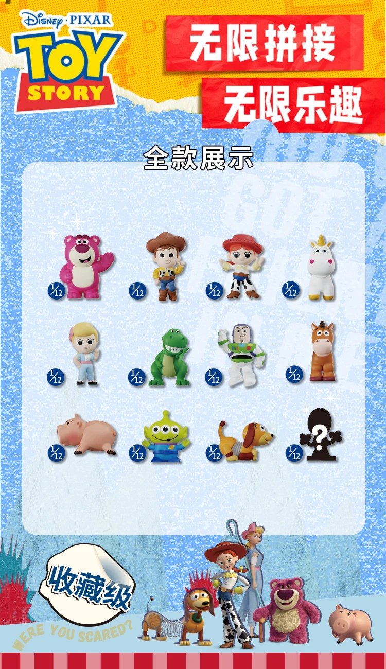 Disney Pixa Jandoon Original Toy Story Zootopia Mickey Stitch Winnie the Pooh Blind Box Puppe Rice Grain Actionfigur Modell Geschenk – Detail 8