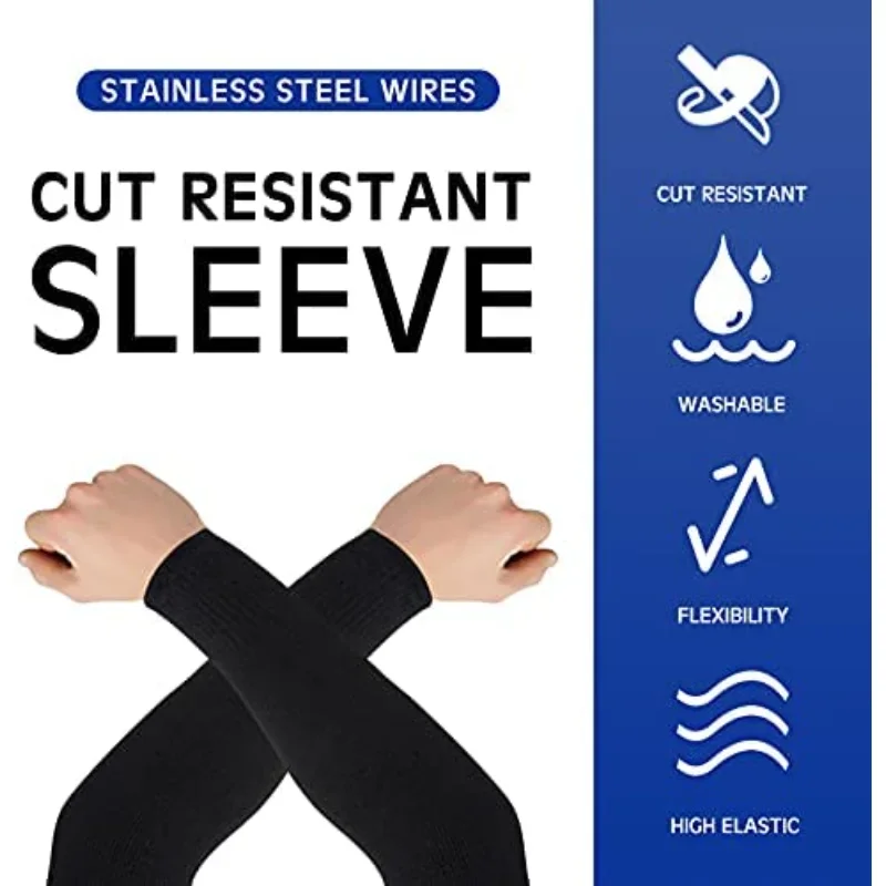 1 Stuks Niveau 5 Hppe Buitenwerk Veiligheidsarm Beschermhoes Anti-Cut Lassen Beschermen Zware Handschoenen Resistente Brandlassers Cover