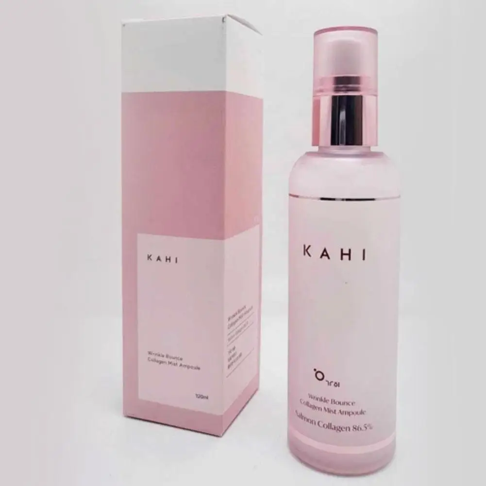 KAHI-Spray Facial hidratante, esencia blanqueadora de colágeno antiarrugas, duradera, antiarrugas, suave, marca coreana, 120ml