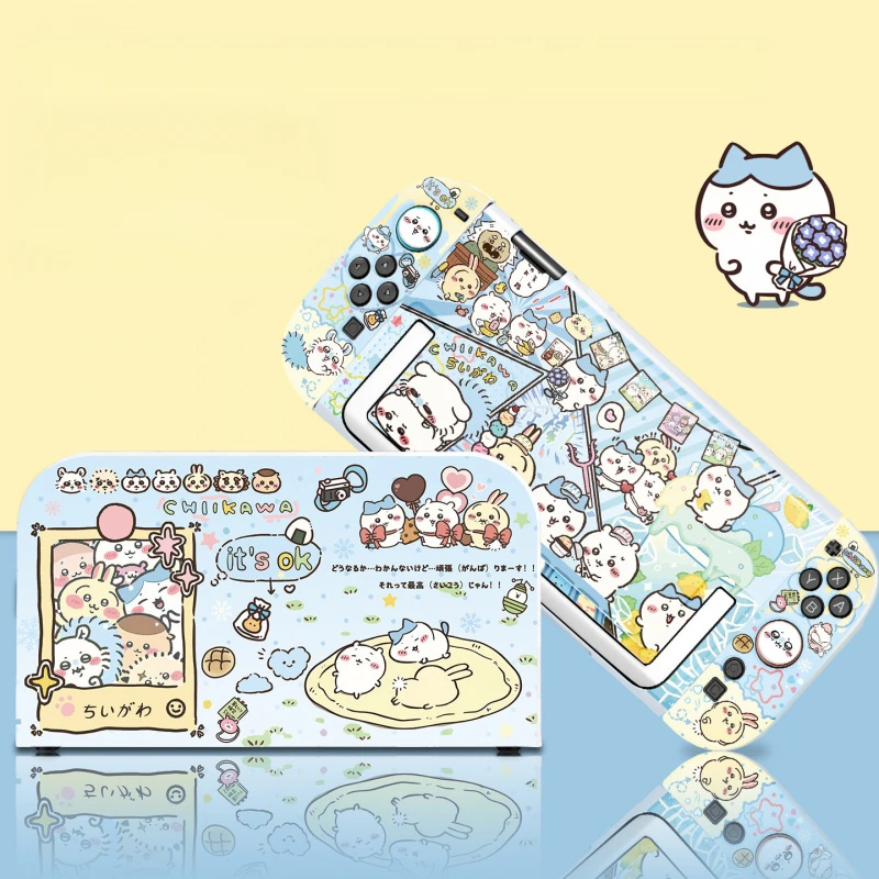Cartoon Chiikawa Usagi Protective Case for Switch 2 (2025) OLED NS Anime Hachiware Hard Shell Soft Handle Anti-Scratch Cover