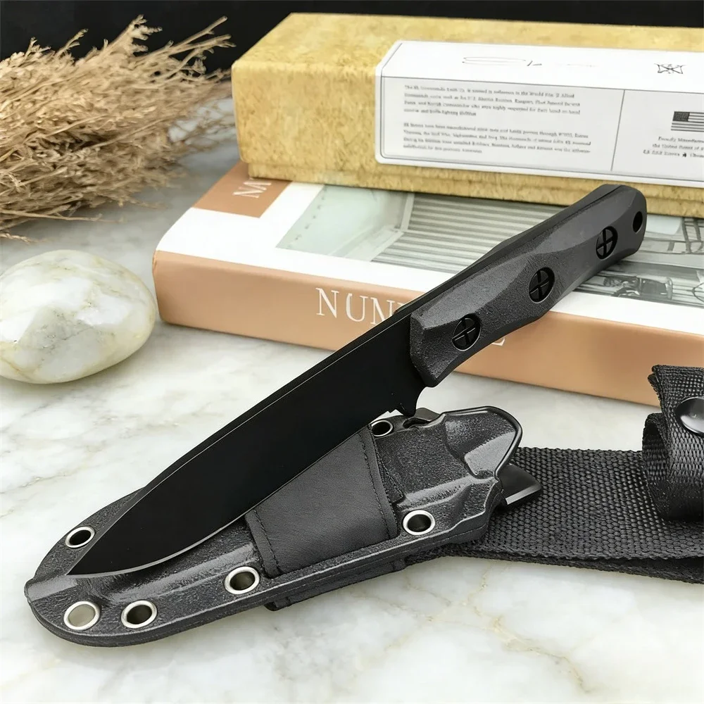 Portable EK51 Outdoor Fixed Blade Knife Nylon Fiberglass Handle Equipped with Sheath, Daily Carry EDC Tool for Camping Hiking view 5