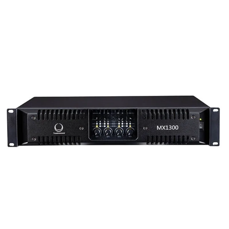 

Stereo Audio Amplifier Receiver 4 Channel 1300W Peak Power Amplifier for Stage MX1300