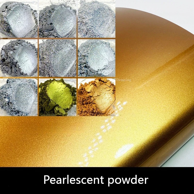 

1000 г высокотемпературного перламутрового порошка серебристо-золотистого цвета для DIY, литья под давлением, распыления, красок, чернил, пигментов, слюдяного порошка