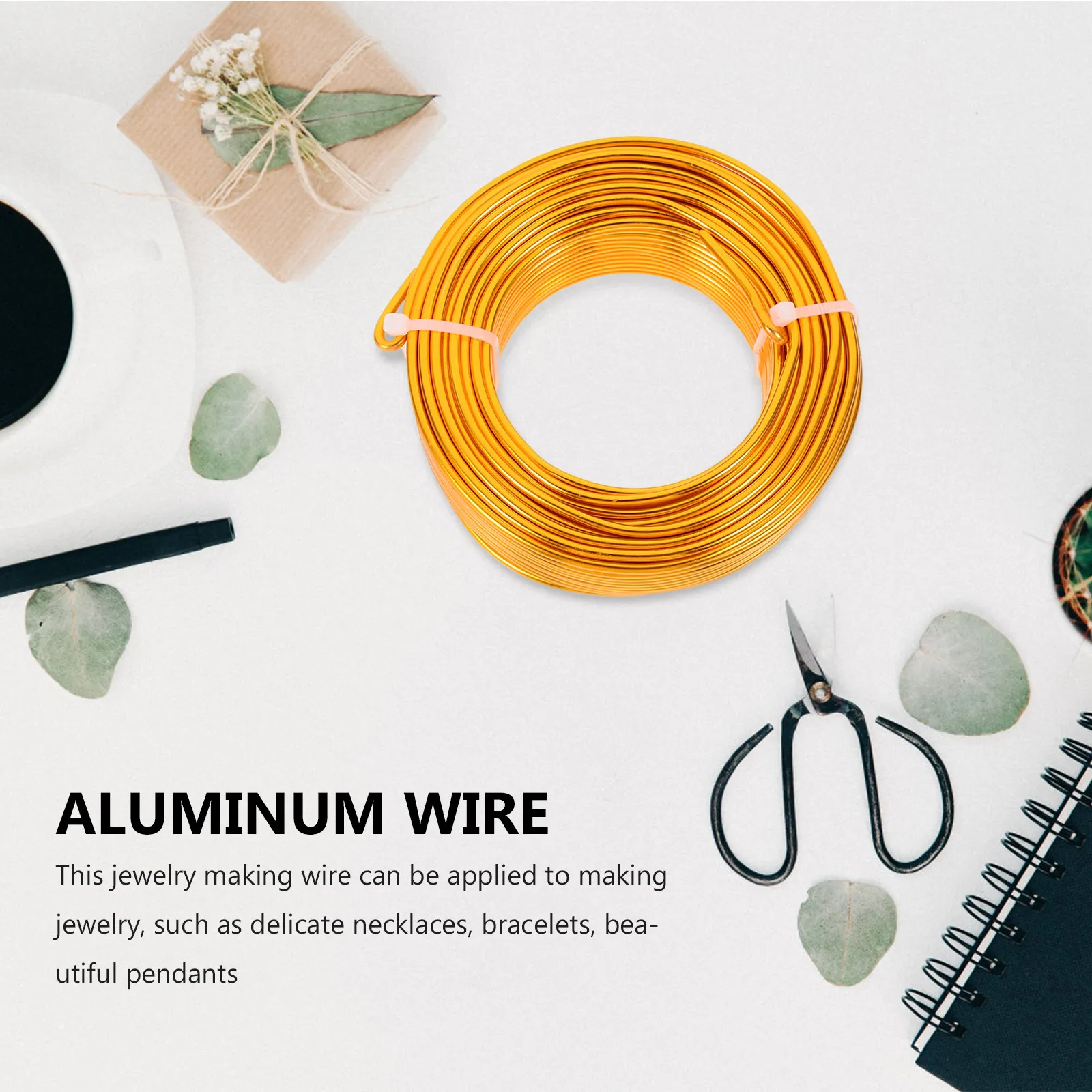 

1 рулон гибкой алюминиевой проволоки 3 мм, высококачественная безопасная проволока для изготовления украшений, браслетов, подвесок, бисероплетения, скульптуры и рукоделия
