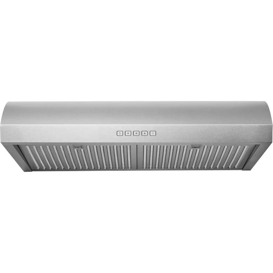 

30 Inch Under Cabinet Range Hood for Kitchen Ventilation Ultra Quiet Operation Energy Efficient LED Lighting Stainless Steel De