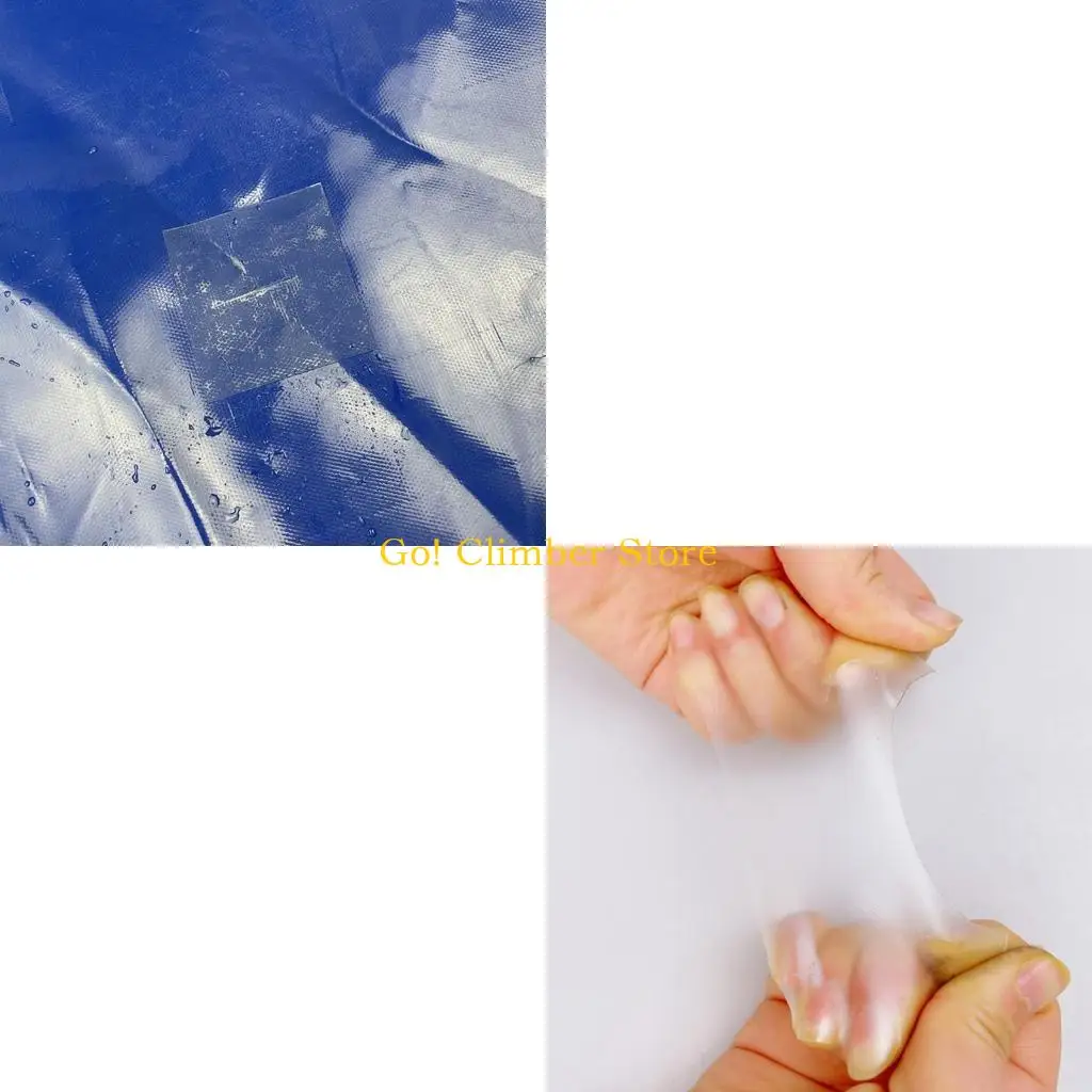 Q84C TPU Repair Tape Waterproof Tent Pool Floats Air Bed Inflatable Toy Repair Tape Outdoor Tent Repair Patches Easy to Use