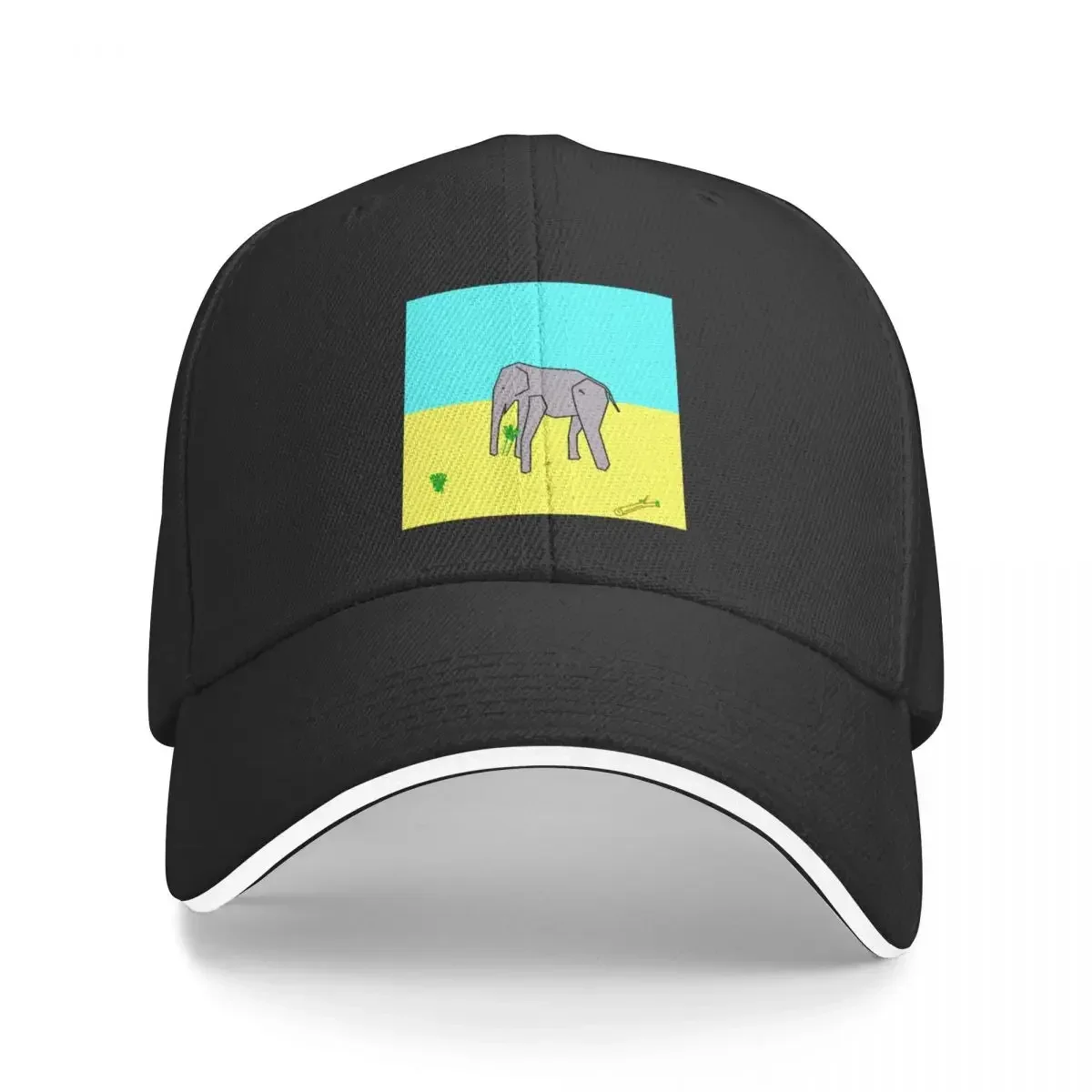 

Temple OS Elephant Baseball Cap designer cap Funny hats Mens Caps Women's