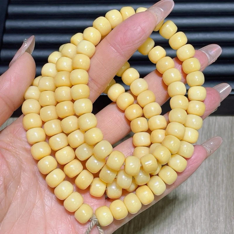 

Bone Straight Cut Bracelet 9*7mm Beaded Necklace