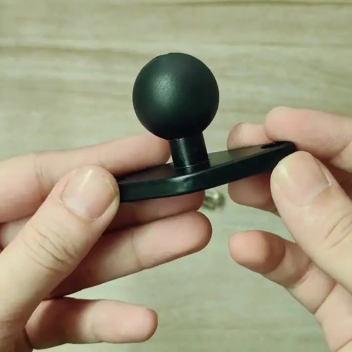 Diamond Aluminum Alloy Ball Base with 1" 25mm Ball Mount Compatible with RAM Mount Support Double Socket Arm