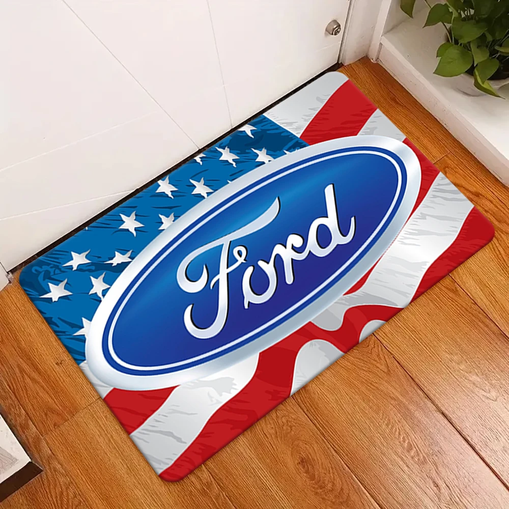 

Entrance Door Mats F-Ford Bath Mats Kitchen Carpet Home Decor Living Room Car Boot Rugs Foot Prayer Floor Mat