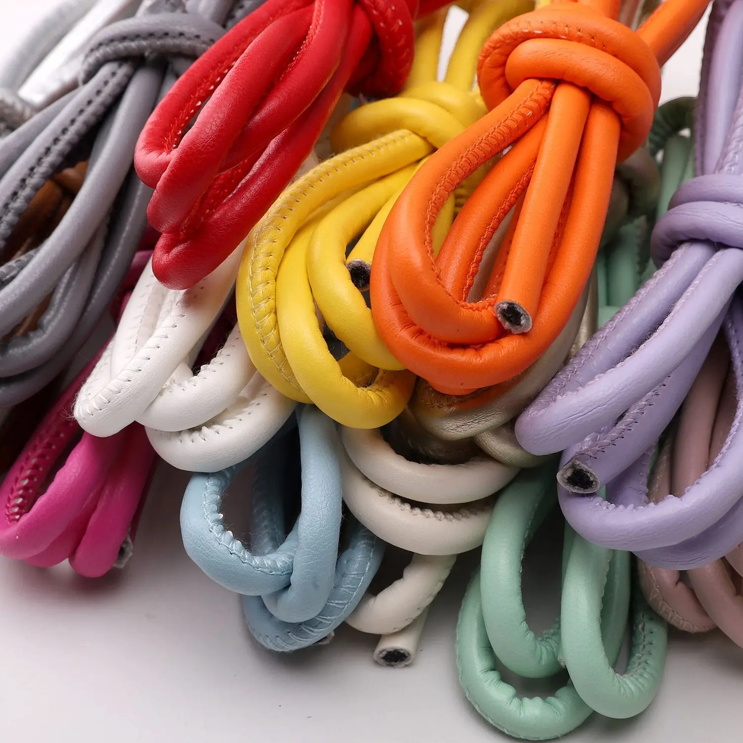 2/5/10meters 5mm Leather PU String Rope DIY Phone Chain Pendant Handmade Necklaces Bracelets Jewelry Making Supplies Materials