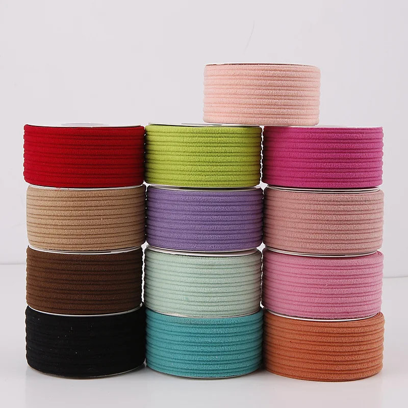 

10yards 40mm Striped Nylon Soft Velvet Ribbons for Diy Craft Bows Bouquets Gift Wrapping Headwear Sewing Clothing Materials