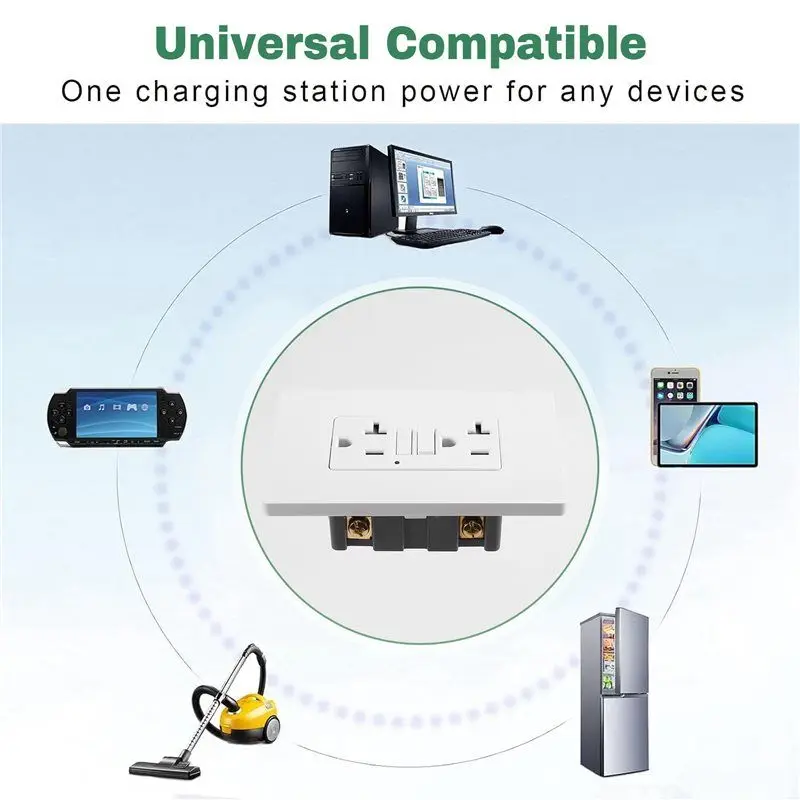 【RECOMENDAR】2X Stopkontak GFCI 20 Amp, Tahan Cuaca Luar Ruangan (WR), Ground Fault Circuit Interrupter, Termasuk Pelat Dinding Tanpa Sekrup