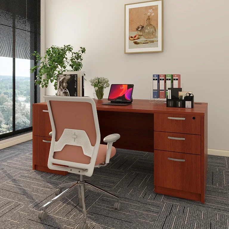 

Modern Wooden Home Office Staff Desk With Drawer Factory Supplied Cheap Computer Work Table Desk