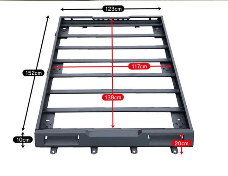 Roof Top Cargo Carrier Luggage Carrier Car Roof Rack for JIMNY SIERRA JB74W/JB64W 2018+