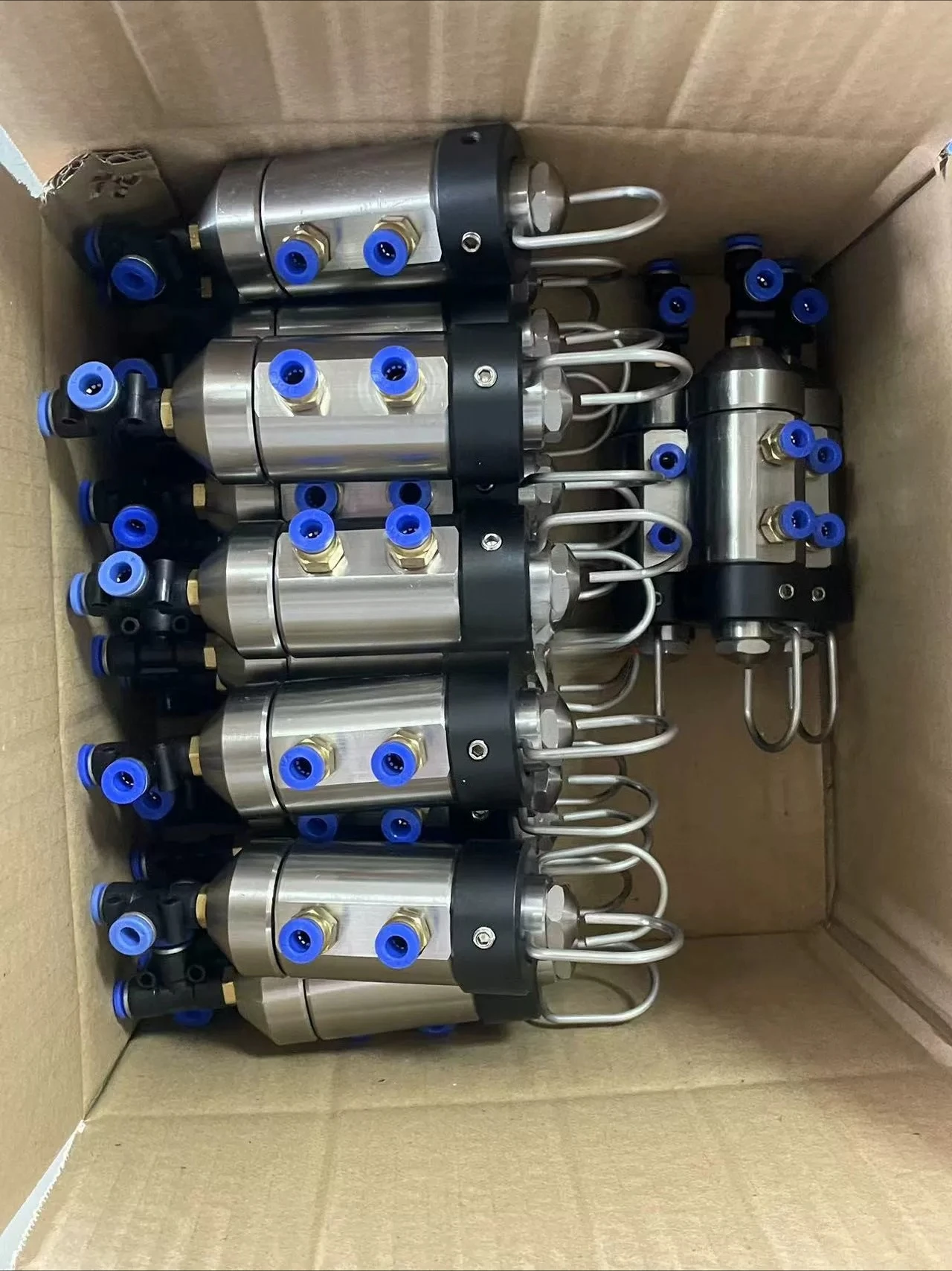 SS Impact Type Air Atomizing Nozzles For Coal Washing Plant Adjustable Angle Automatic Spray Humidification Dust Suppression - view 5