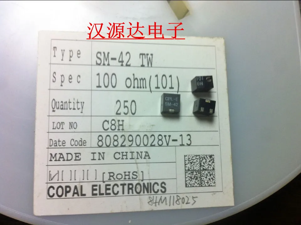 10pcs/lot SM-42TW101 CPL-E SM-42 100 4.8X3.5X5.1MM chips Electronic new