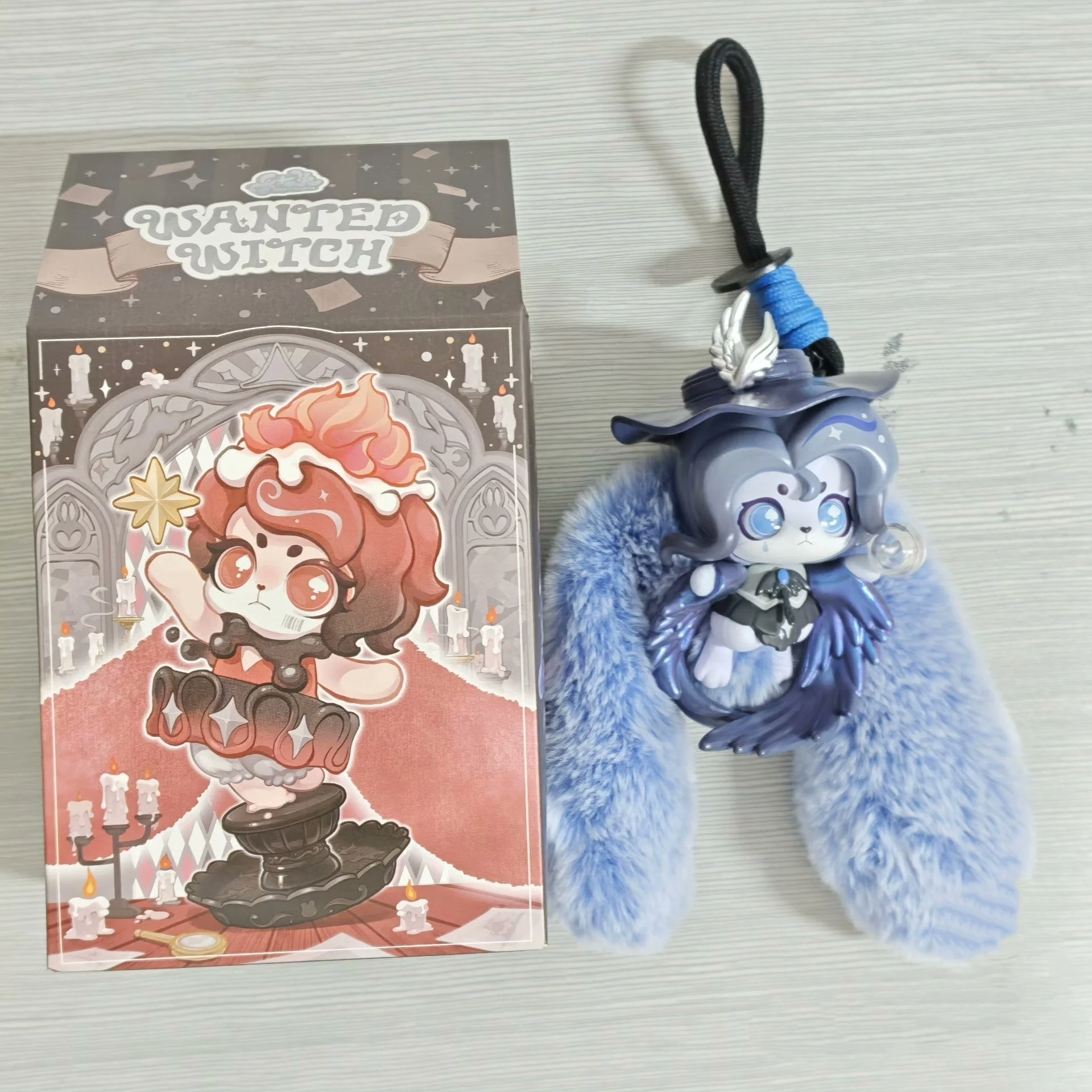 

Cup Rabbits Mystery Box Wanted Witch Series Kawaii Cute Scented Vinyl Collectible Doll Keychain Home Decor Birthday Gift