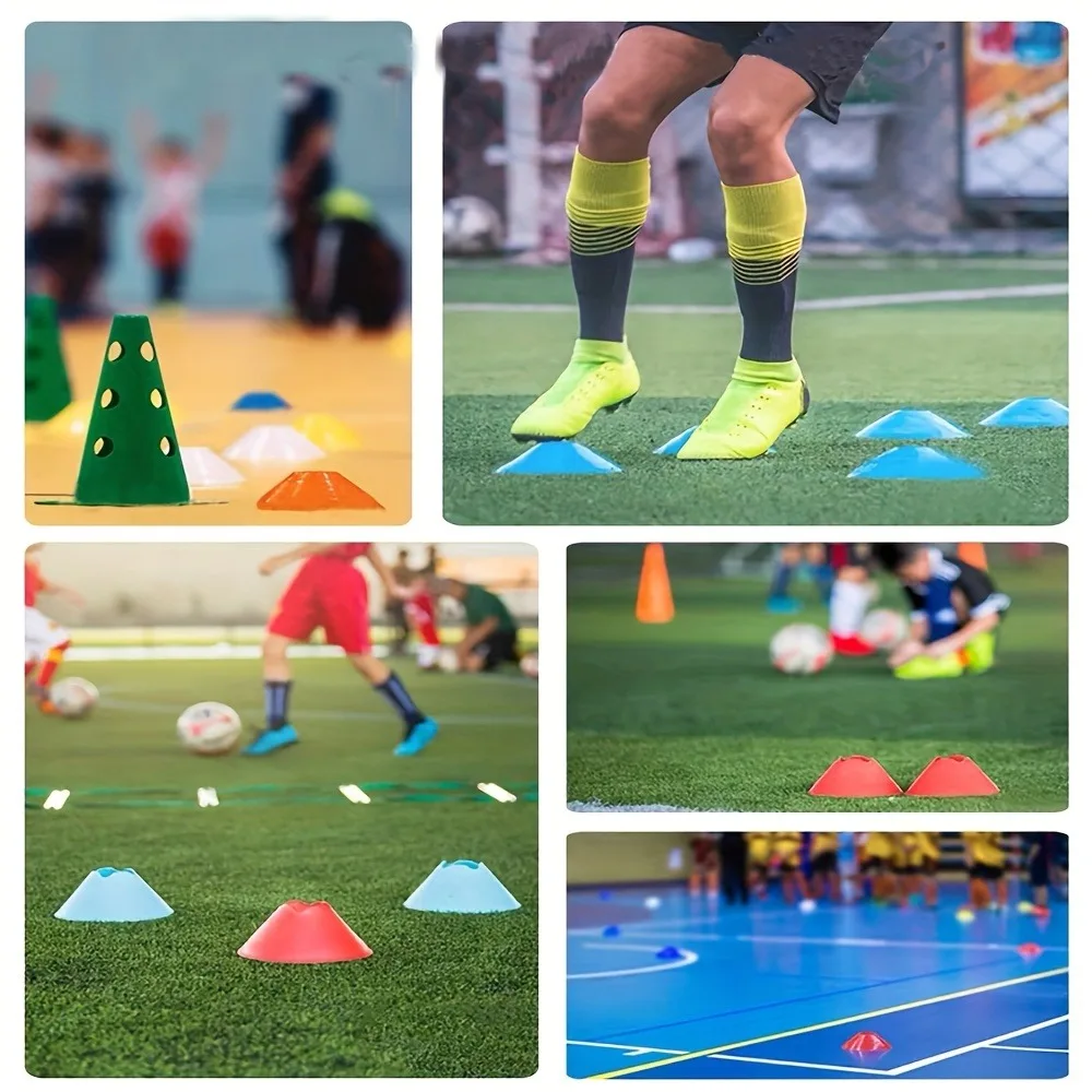 厚みのある耐摩耗性サインディスクトレーニング補助器具障害物丸口障害物サインサッカー用品