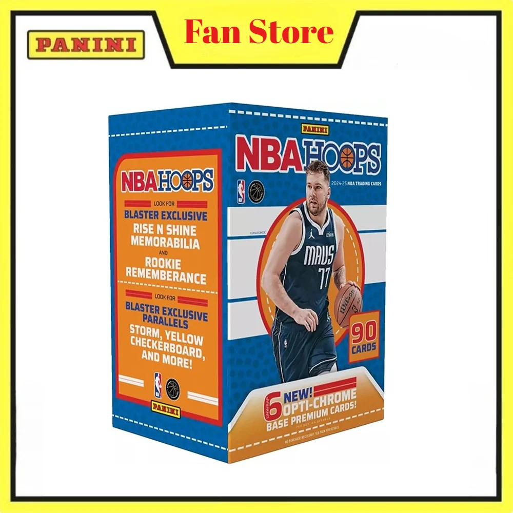 2024-25 Panini NBA Hoops Basketball Blaster Box Trading Cards Collectible Cards Sealed Box Fan Gift for NBA Collectors