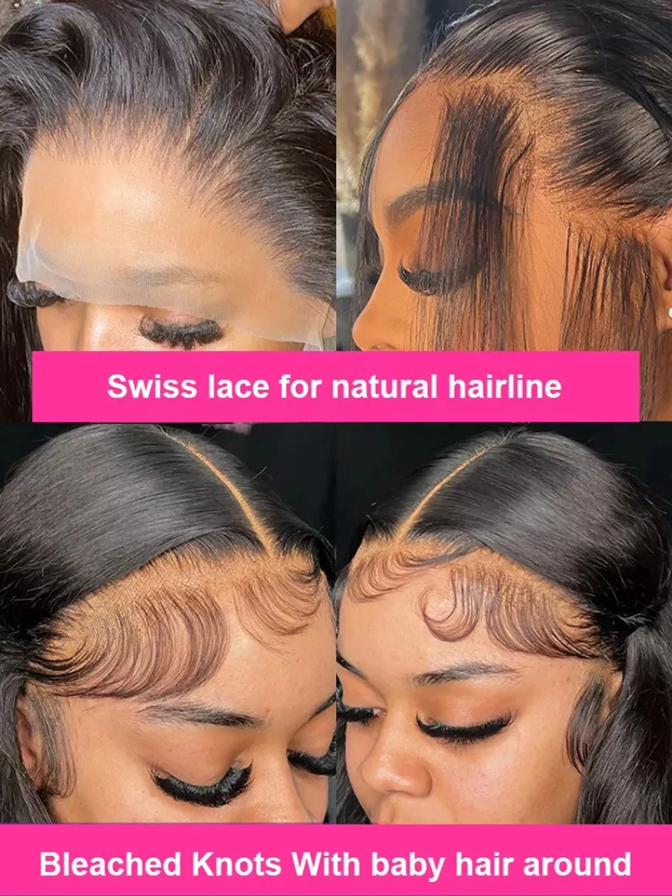 200% Плотность Прямые 13x4 Парики из натуральных волос на кружеве спереди 42 дюйма 13x4 HD Прозрачный парик из натуральных волос на фронтальной части шнурка для женщин