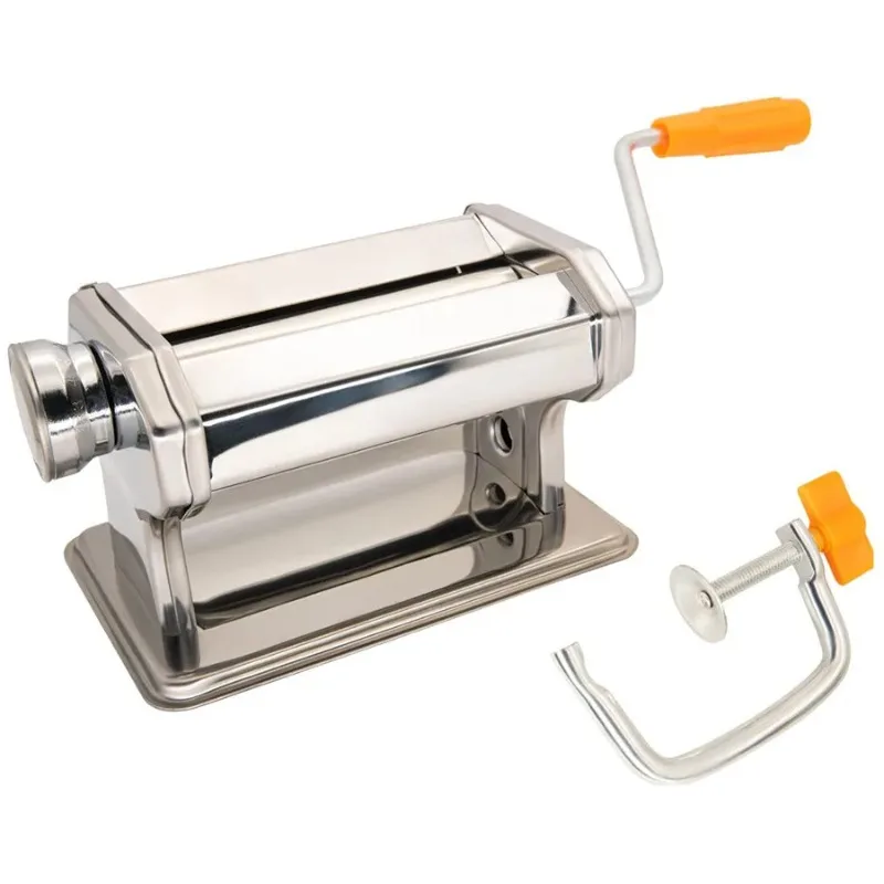 1PC Stainless Steel Rubber Clay Machine Manual Noodle Press Rolling Dough Machine Hand Cranked Household DIY Clay Tool