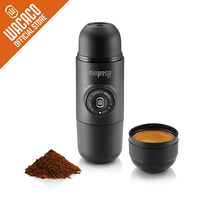 Wacaco Minipresso GR, Portable Espresso Coffee Machine, Compatible Ground Coffee, Small/Mini Travel Coffee Maker.