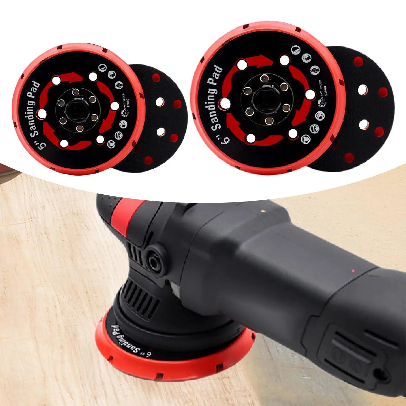 Sanding Pad Convenient High Performance Replacement Versatile Easy to Use Professional Backing Plate Pad for Auto Woodworking