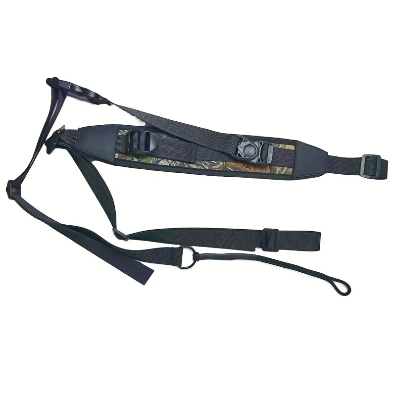 Universal Adjustable Comfort Fit Hunting Shoulder Strap 2-Point Design with Rotating Buckle  MC Strap for Outdoor Hunting