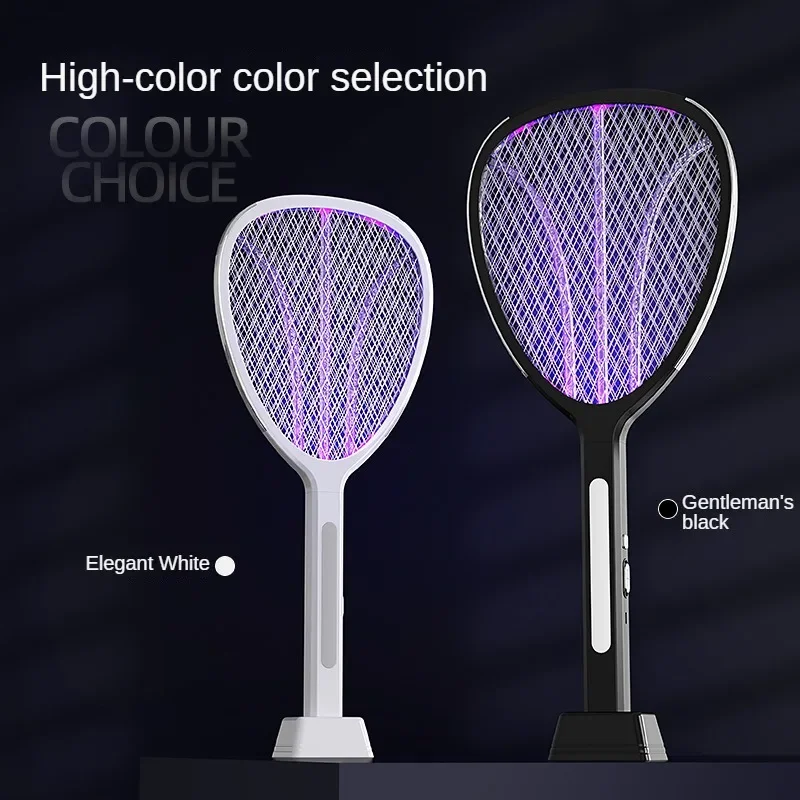 2024 New Dual-Purpose Household Mosquito Trap And Mosquito Killer Charging 2-in-1 Electric Swatter Mosquito Killer Lamp