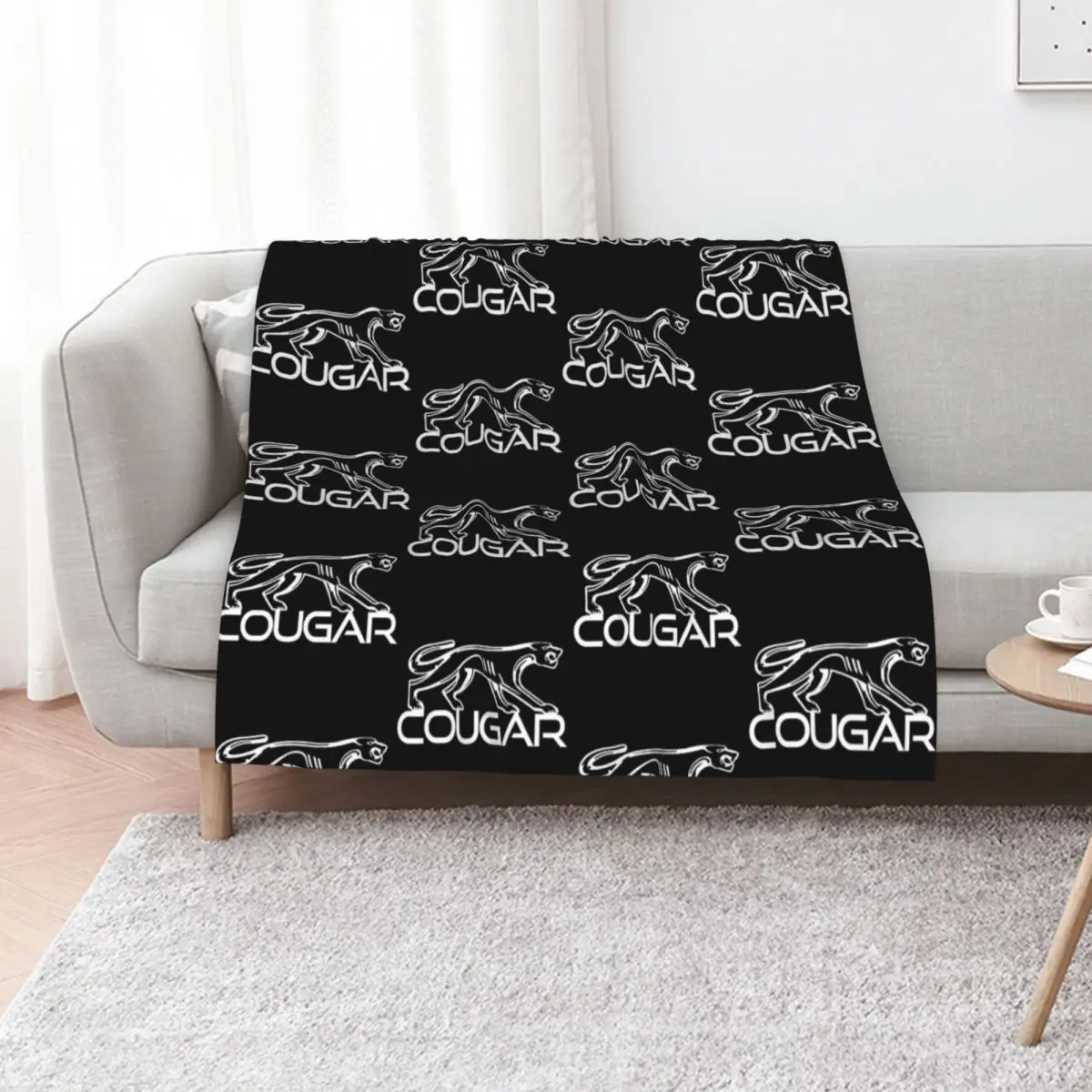 Mercury Cougar Throw Blanket bed plaid Heavy Luxury Brand Kid'S Thin Sofa Blankets