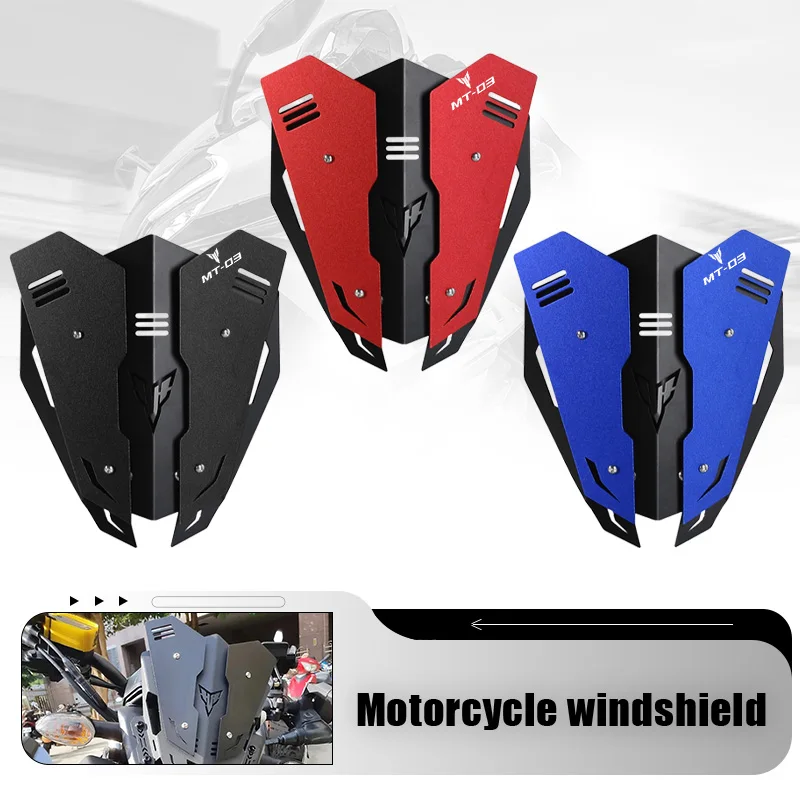 

2024 For YAMAHA MT-03 25 MT03 2021-2022 MT25 MT 25 2020 Motorcycle Accessories Windshield Windscreen CNC Aluminum Kit Deflector