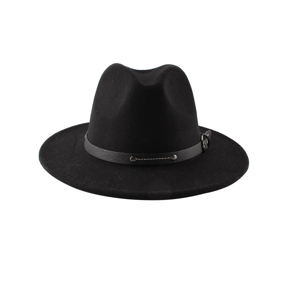 2020 New Soft Woolen Hat For Women, Autumn And Winter Fashion Warm Hat, Men's Jazz Hat, Woolen Fedora