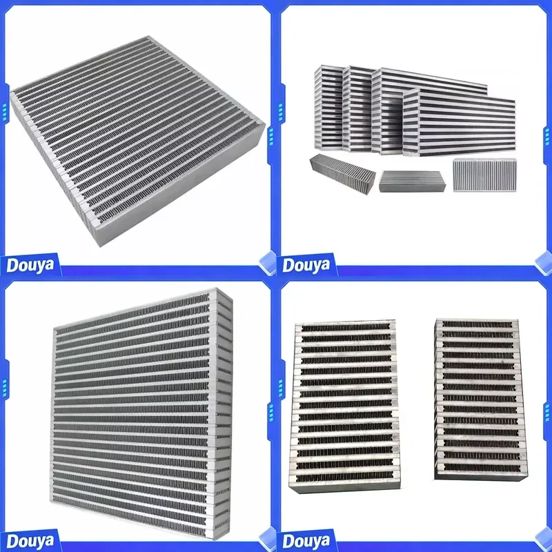 Custom Aluminum Alloy Intercooler Core Heat Exchanger for Automotive