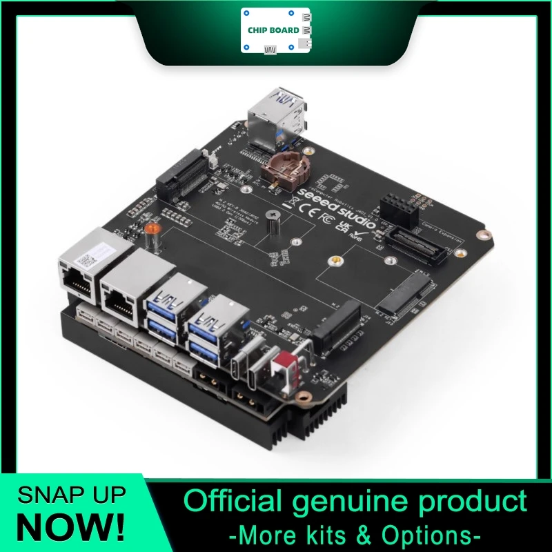 

Плата-адаптер seeed studio reComputer Robotics J401, совместимая с модулями Jetson Orin Nano и Orin NX